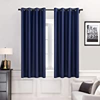 Los mejores  - MIULEE 2 Piezas de Cortinas Opacas Resistente al Calor y La Luz para Salón Dormitorio Cortina Gruesa y Suave para…